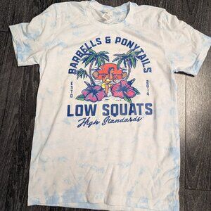 Barbells And Ponytails Short Sleeve  Tie Dye "Beach" T-Shirt XS